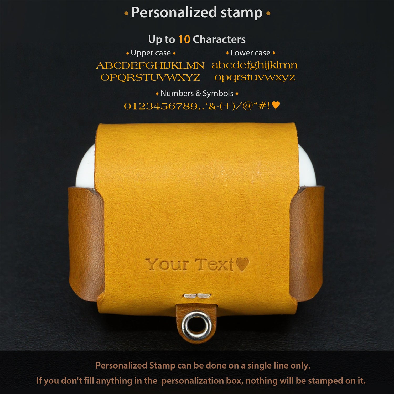 AirPods Pro 3 Custom Two-Tone Leather Case – Personalized, Choose Your Own Colors