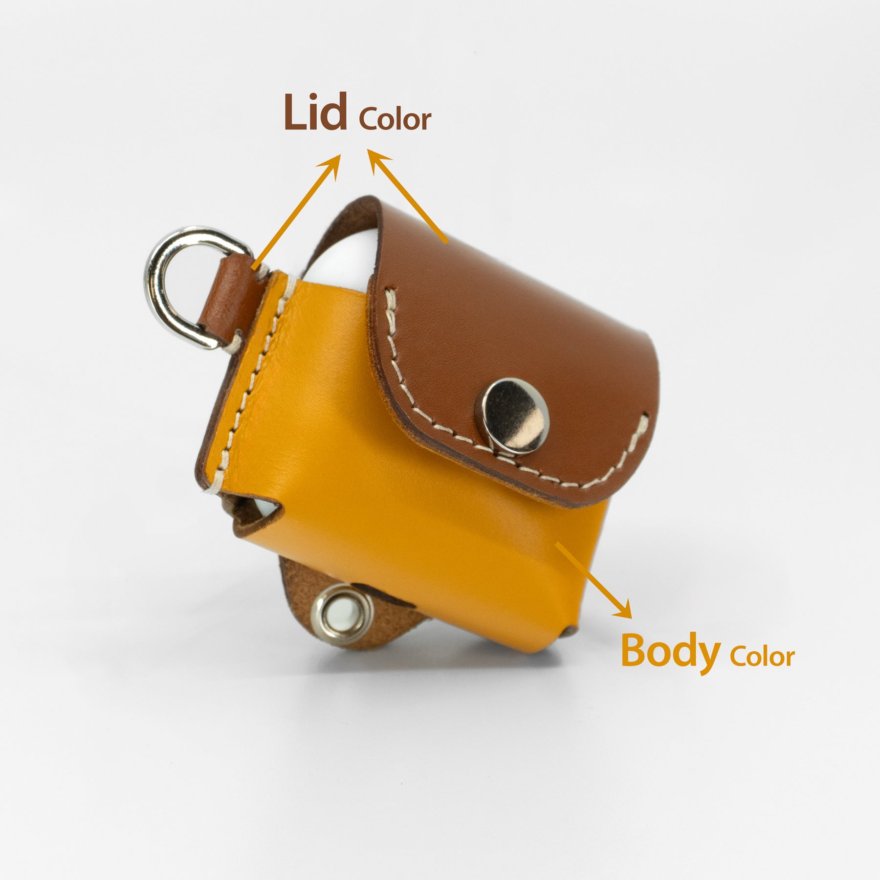 AirPods 4 Leather Case – Two-Tone Custom Edition | Gaeta Leather