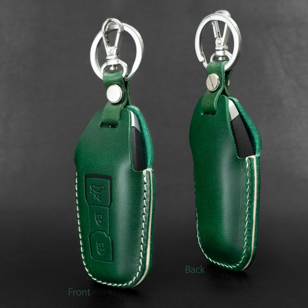 Audi key fob leather cover, size reference