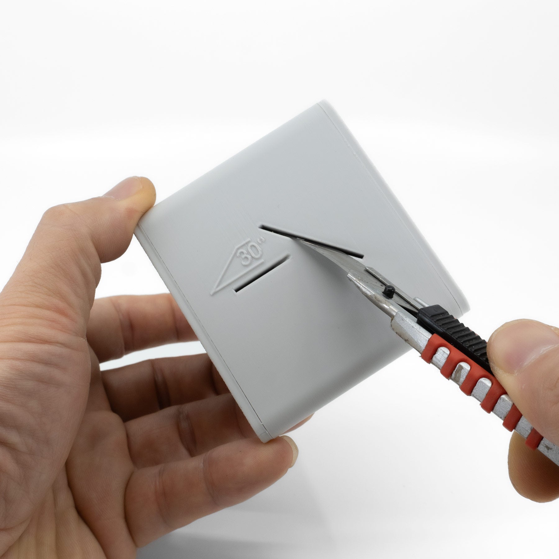 3D Printed Blade Breaker & Disposal Tool – Fits 30°, 60°, Utility Blades Cutter