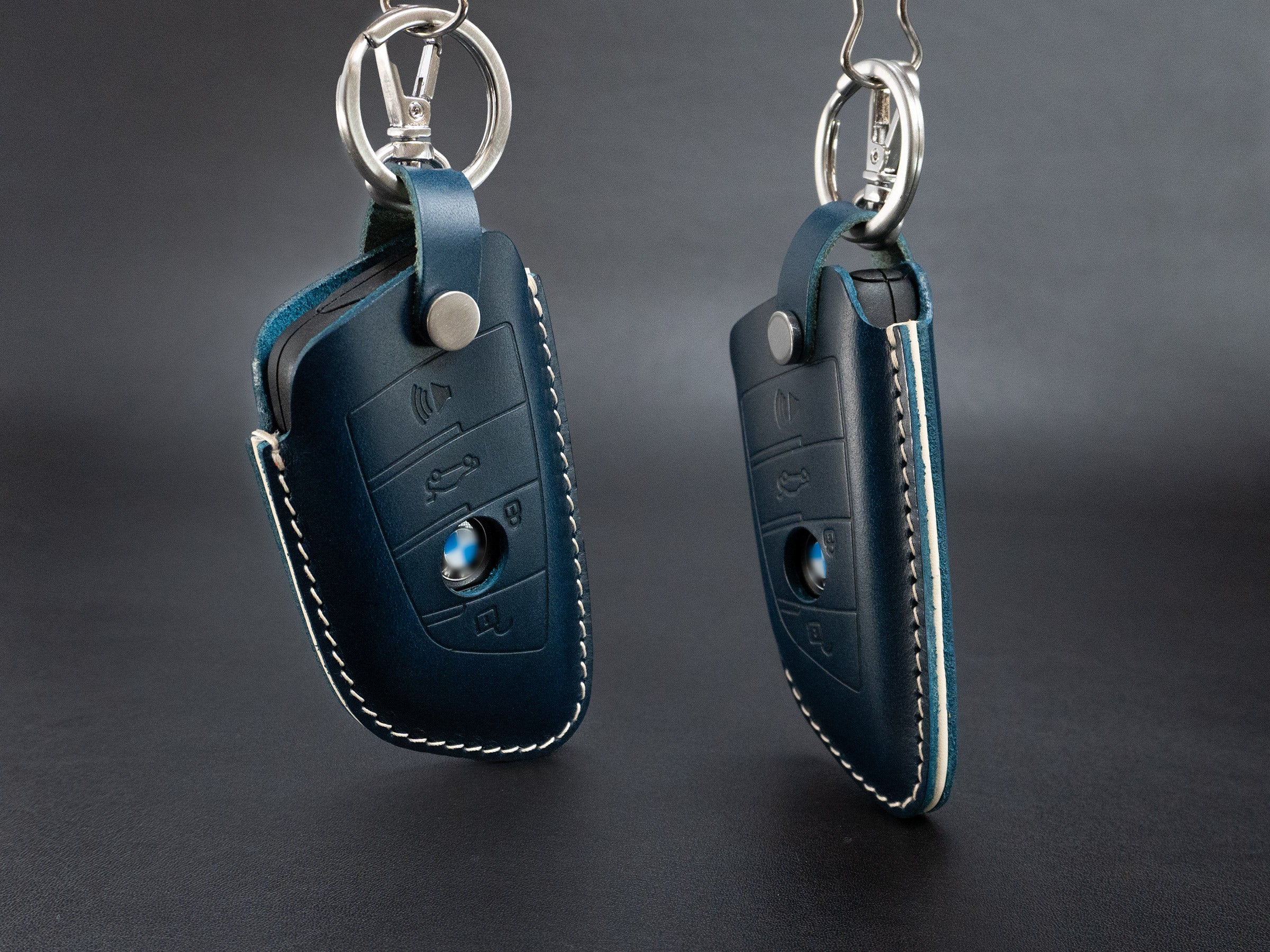 Leather Key Case for BMW - Bigger Blade Shape