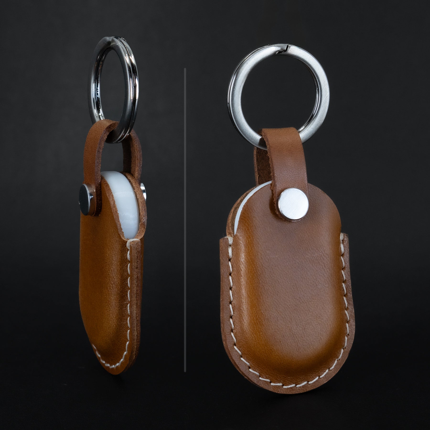 Leather Galaxy SmartTag 2 Key Cover – Protective Smart Tracker Case