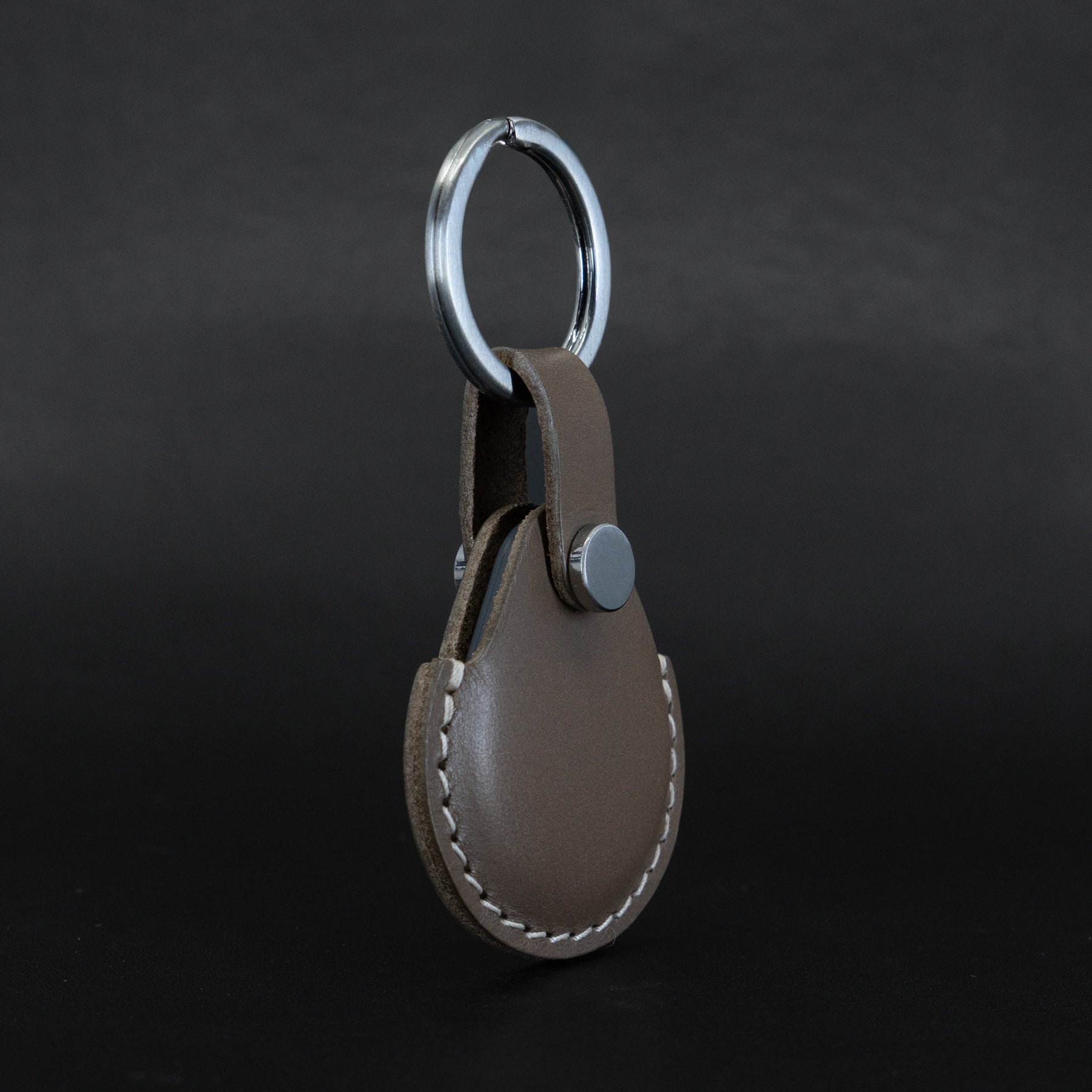 Warm Gray Universal leather cover for 13.56MHz RFID key fob
