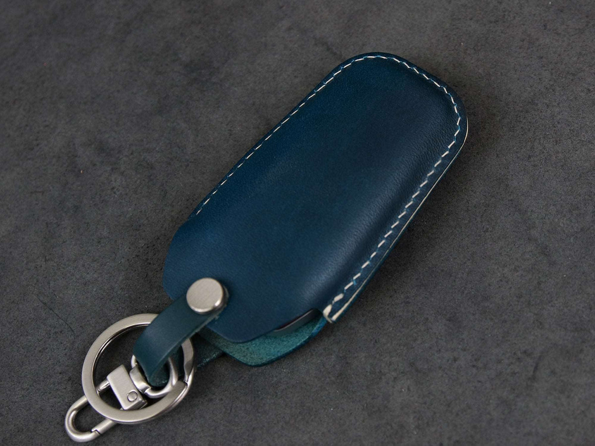 Leather Brut Ferrari key fob cover, made by hand in Texas