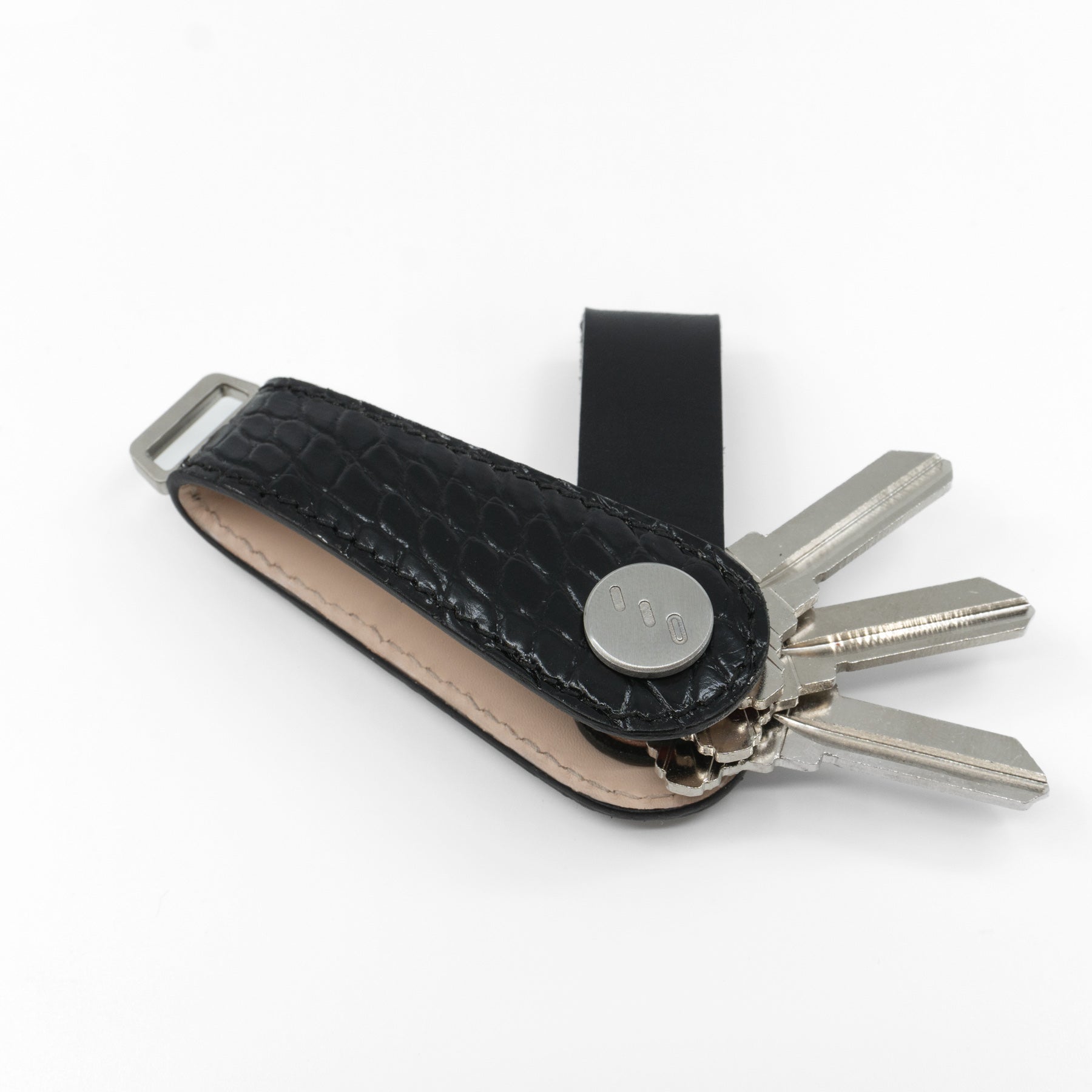 American Alligator Leather Key Organizer – Black, Limited Edition
