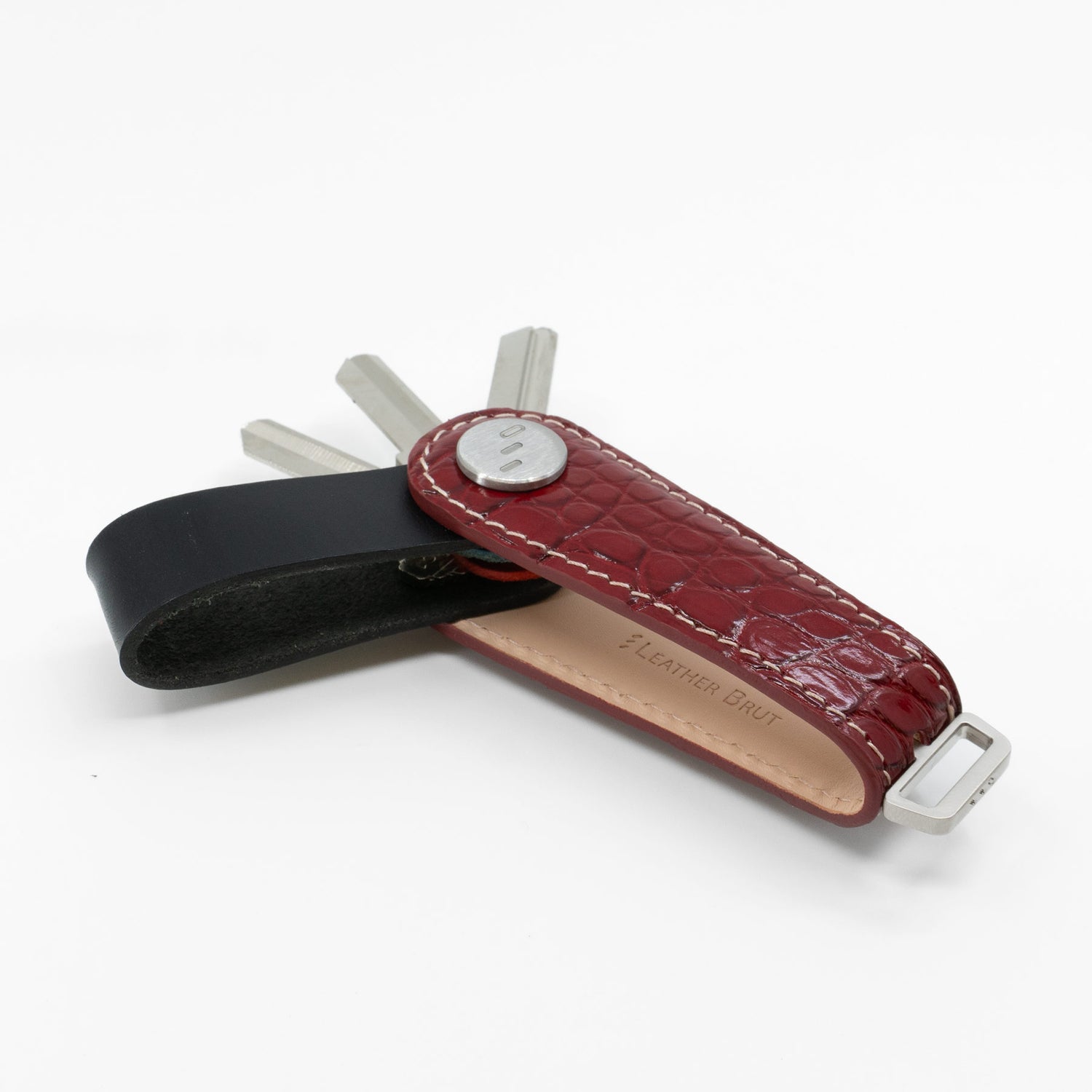 American Alligator Leather Key Organizer – Red, Limited Edition