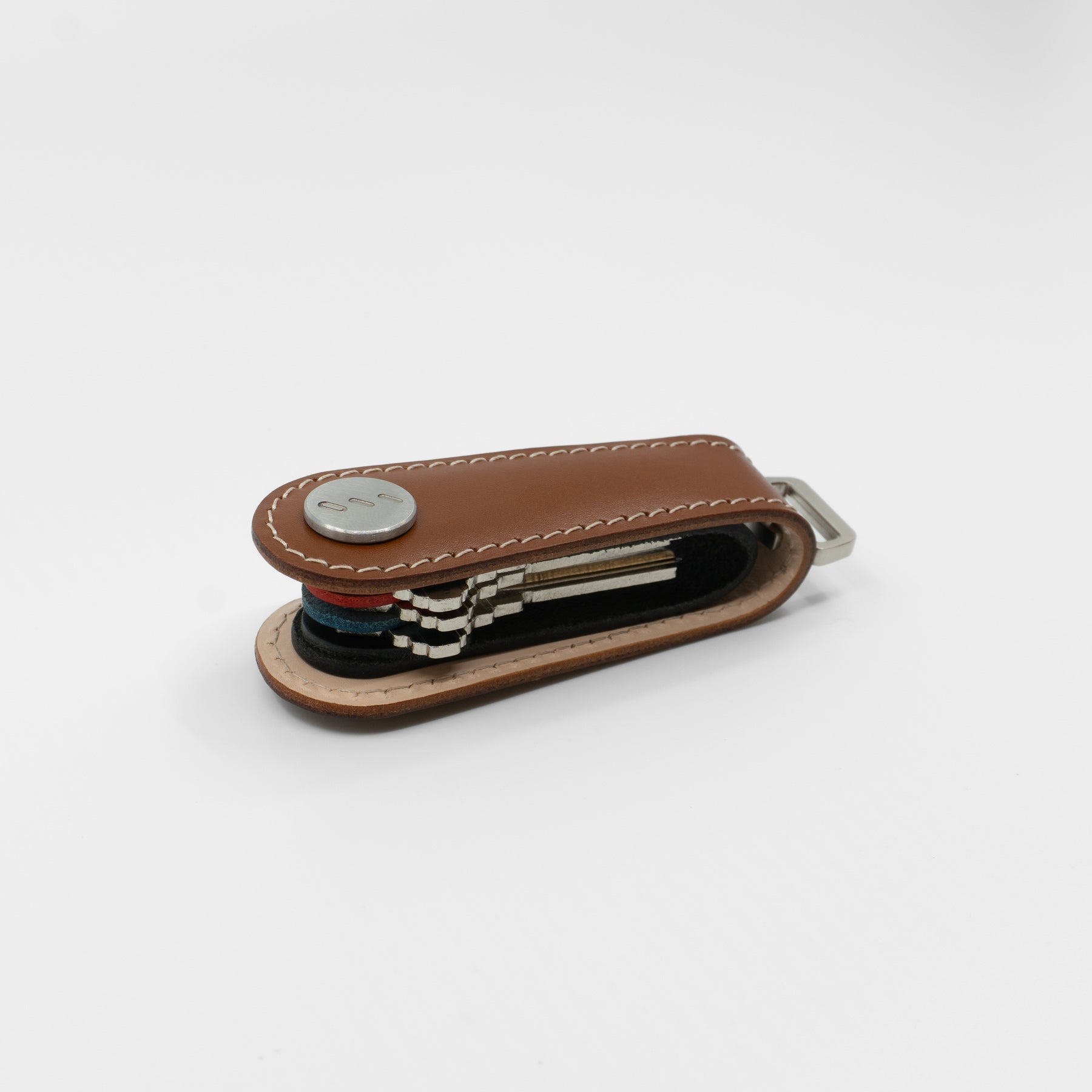 Key Organizer - Gaeta Brown - Premium Veg-Tanned Leather