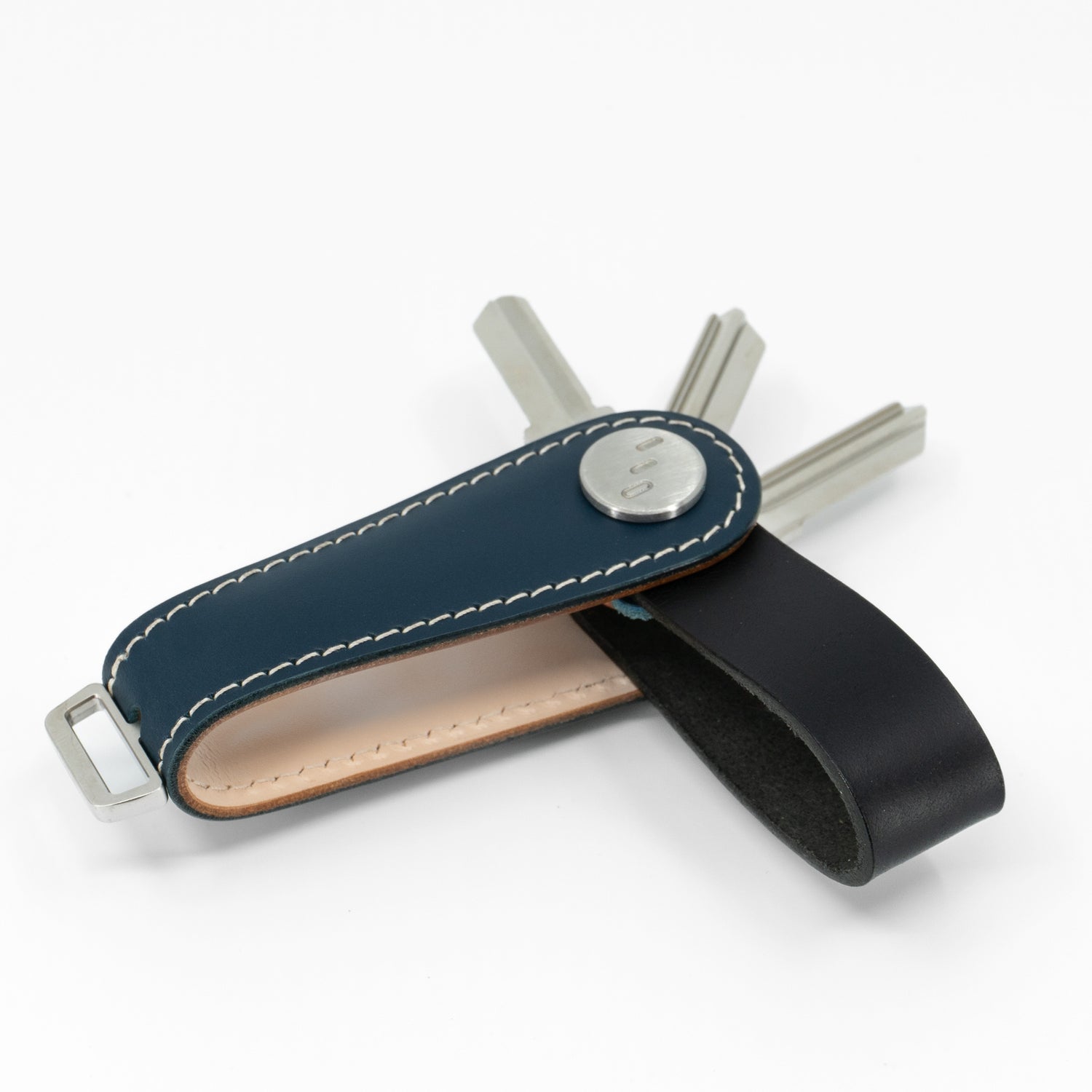 Key Organizer - Gaeta Navy - Premium Veg-Tanned Leather