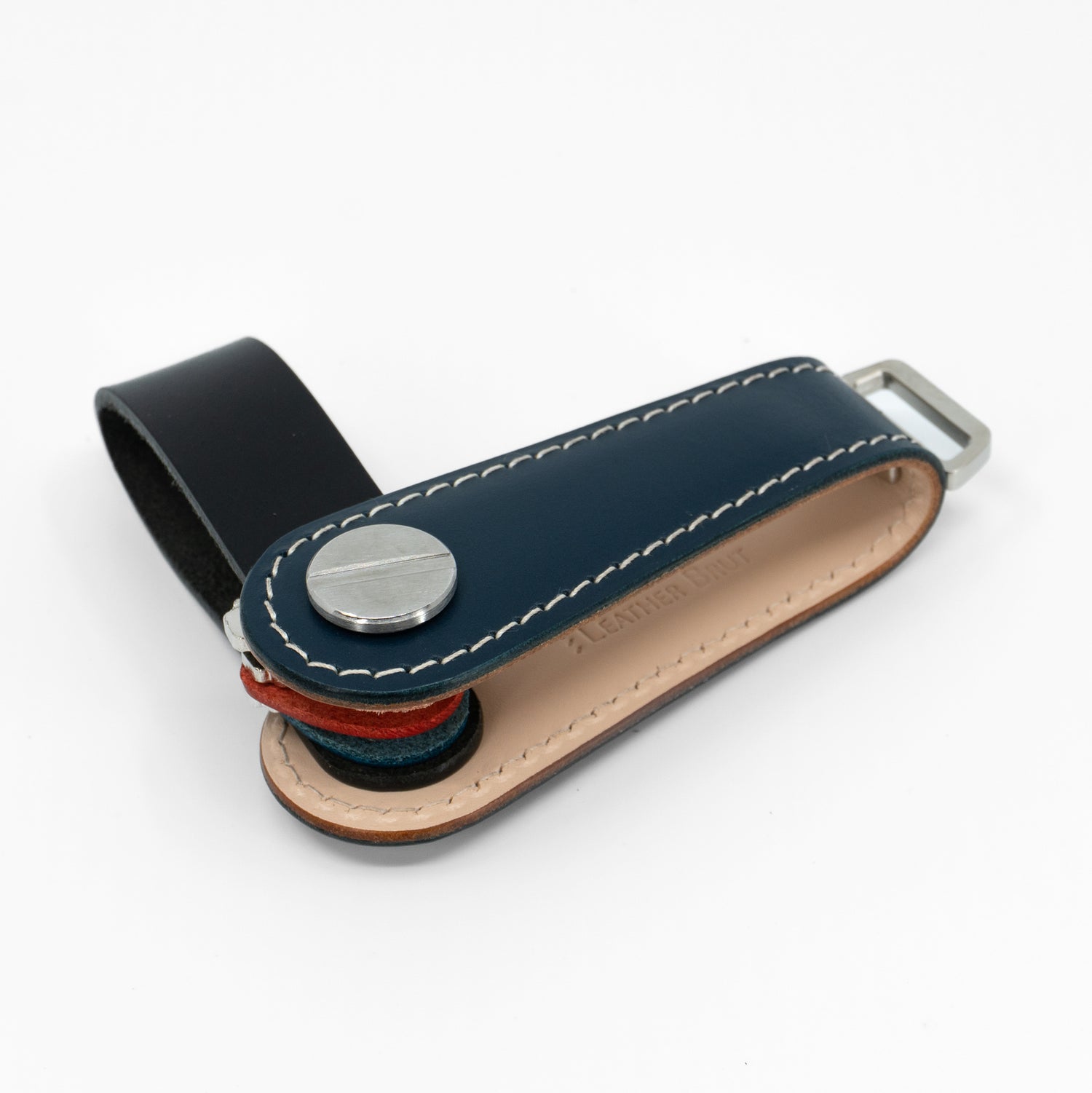 Key Organizer - Gaeta Navy - Premium Veg-Tanned Leather