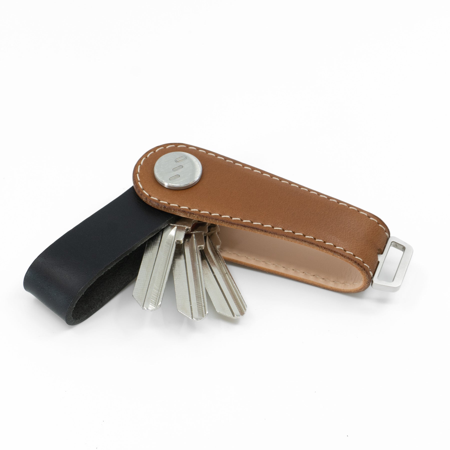 Key Organizer - NOVONAPPA Brown - Premium French Calfskin