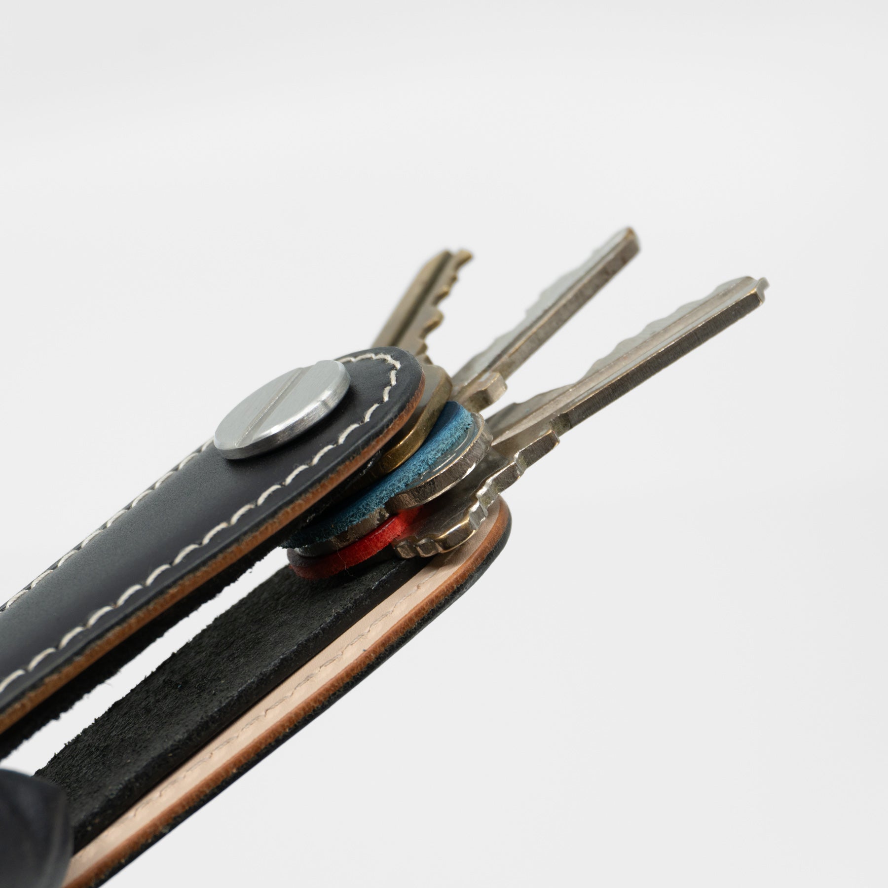 Key Organizer - Gaeta Black - Premium Veg-Tanned Leather