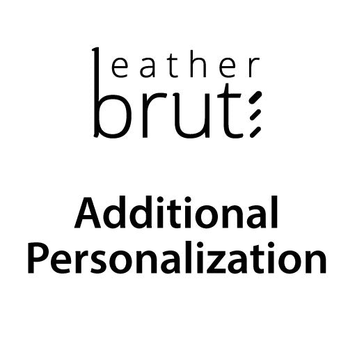 Additional Personalization - Customized Order