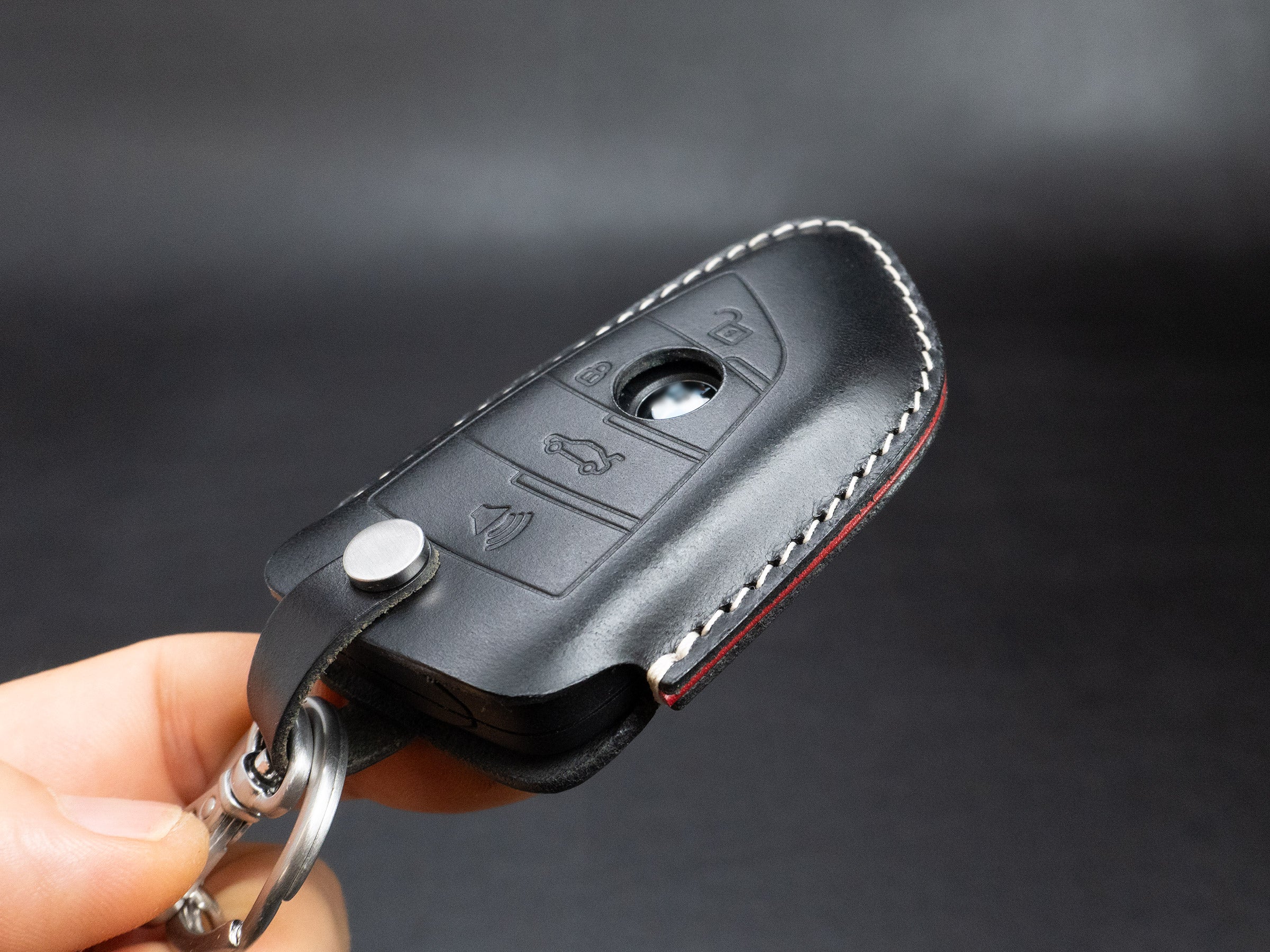 Leather Key Case for BMW - Bigger Blade Shape