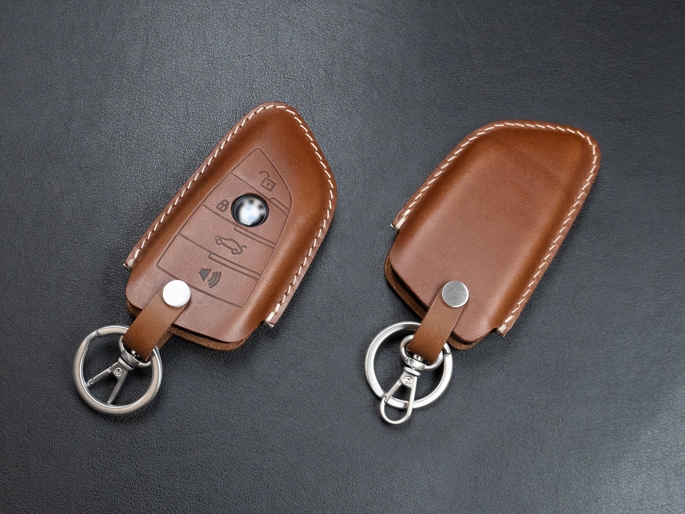 Leather Key Case for BMW - Bigger Blade Shape