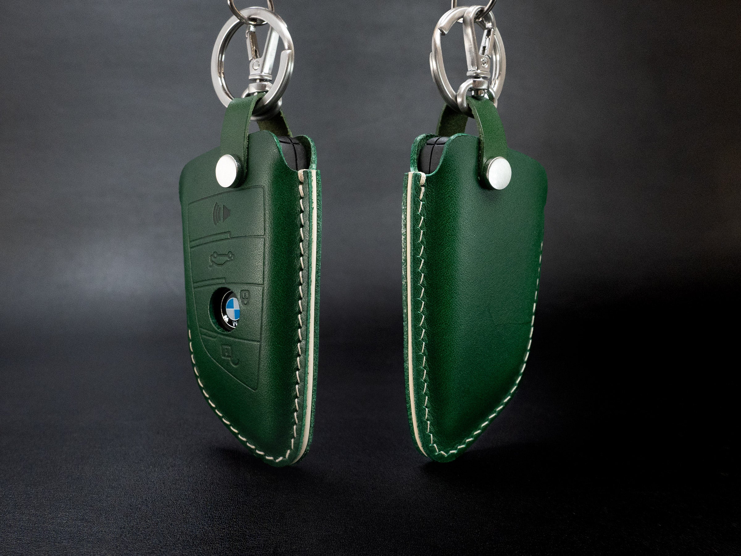 Leather Key Case for BMW - Bigger Blade Shape