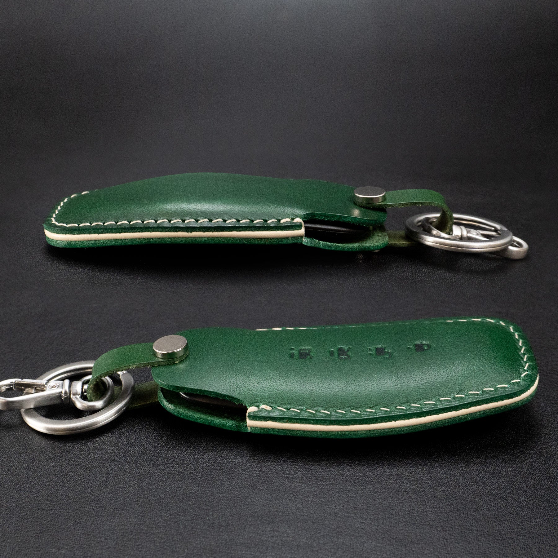 Lucid Air key fob case made from premium leather – Green