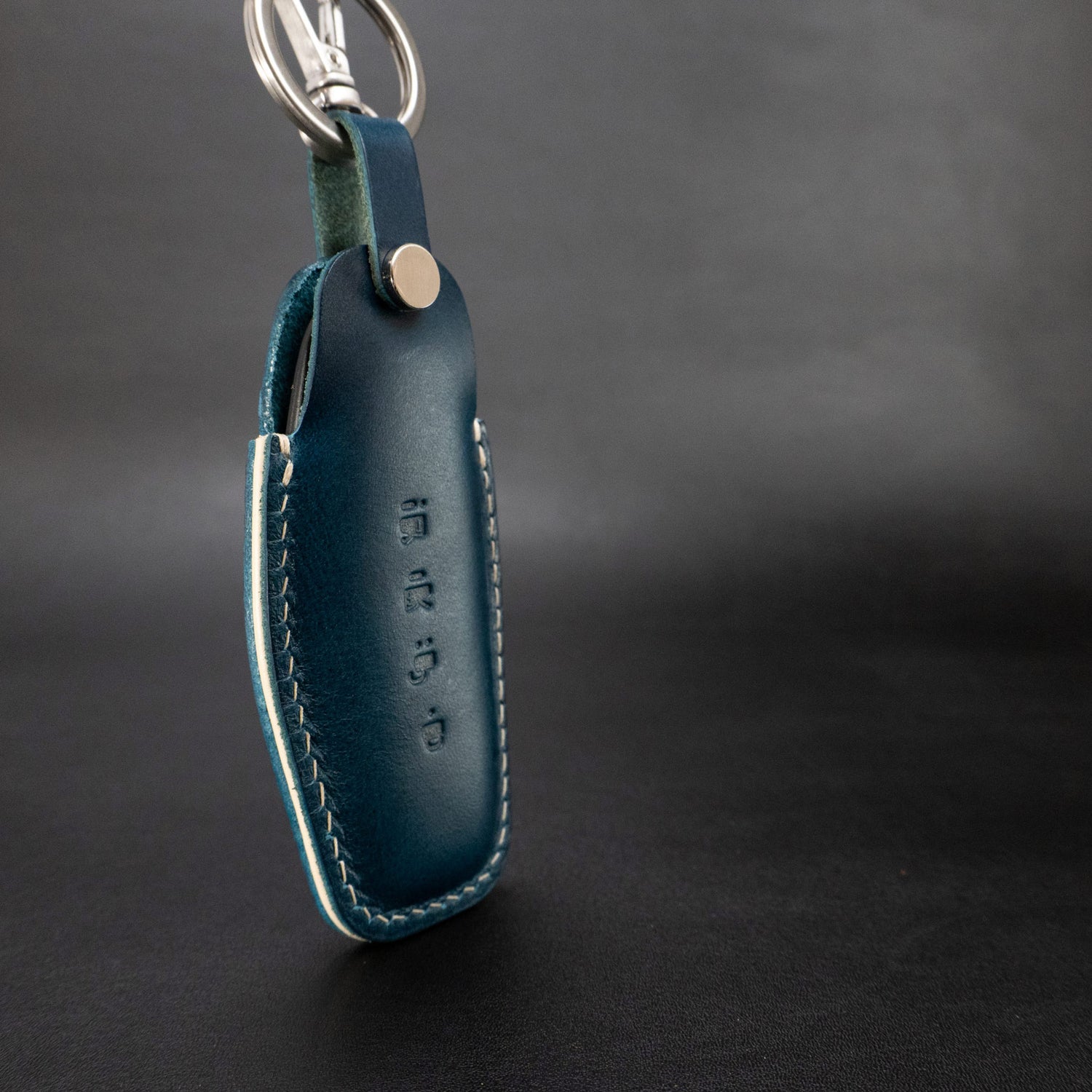 Handcrafted leather key fob cover for Lucid Air – premium fit and finish