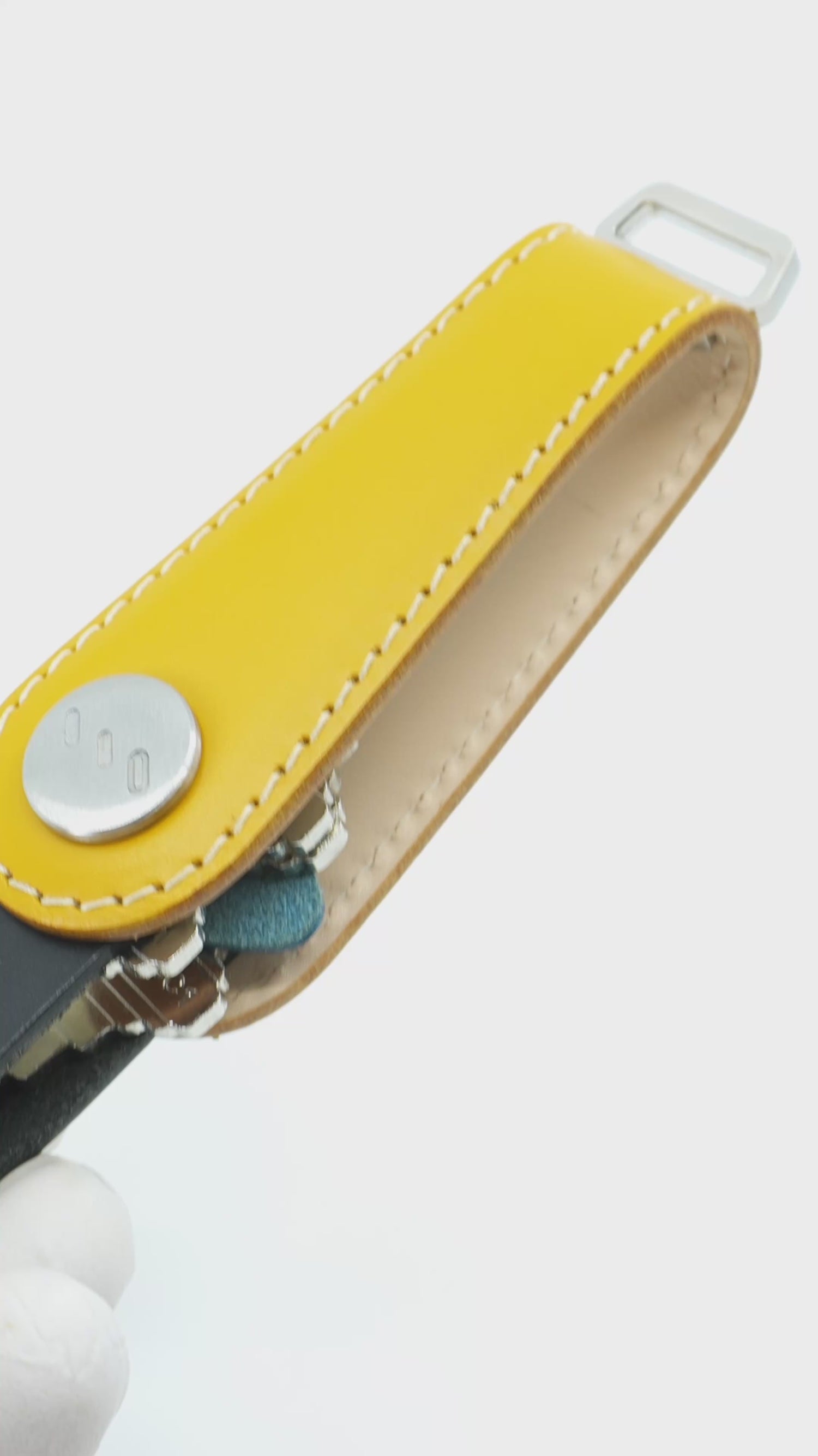 Key Organizer - Gaeta Yellow - Premium Veg-Tanned Leather