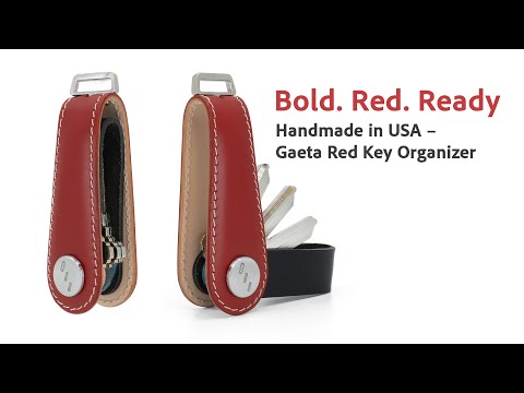 Key Organizer - Gaeta Red - Premium Veg-Tanned Leather