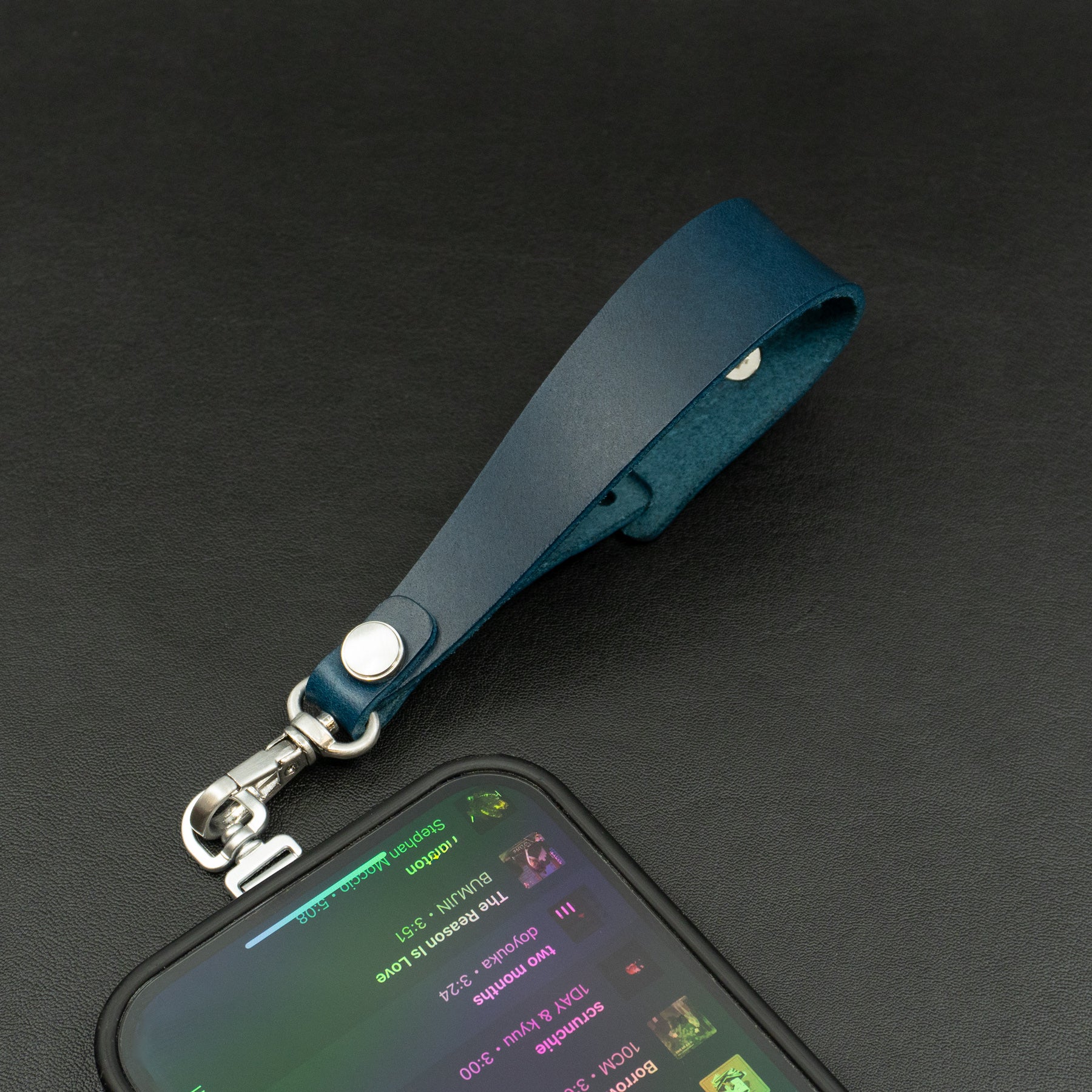 Adjustable Leather Strap with Swivel Hardware
