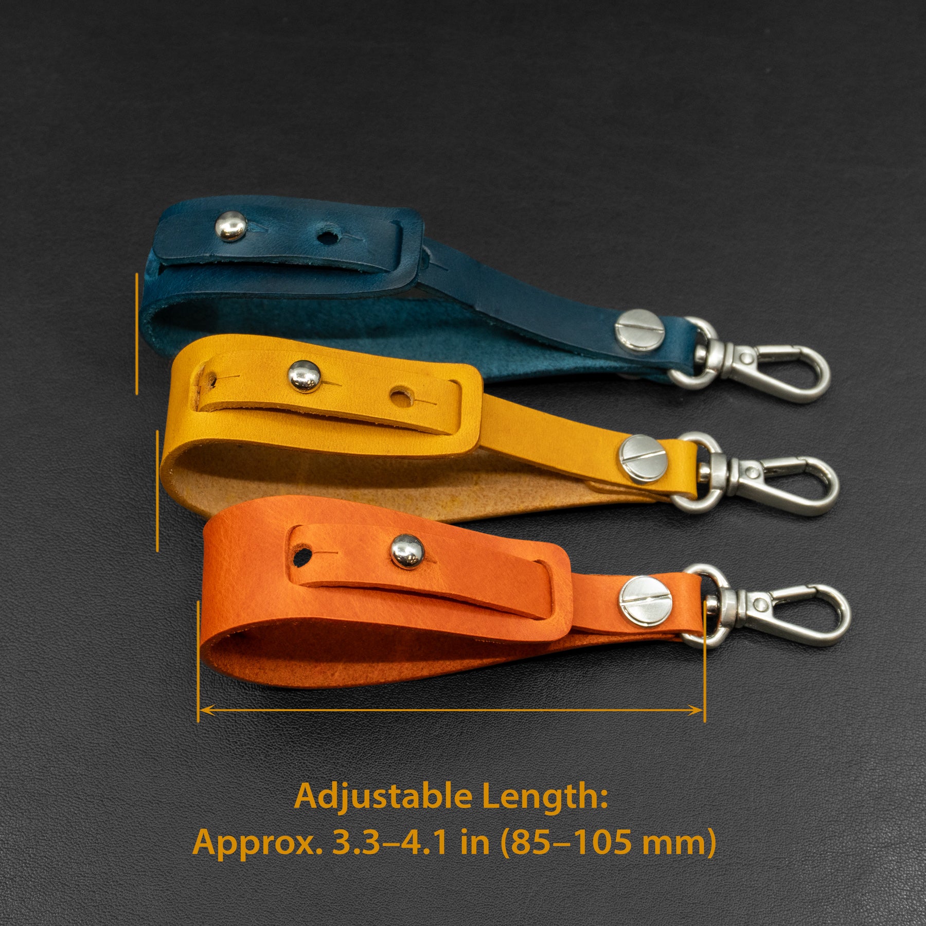 Adjustable Leather Strap with Swivel Hardware