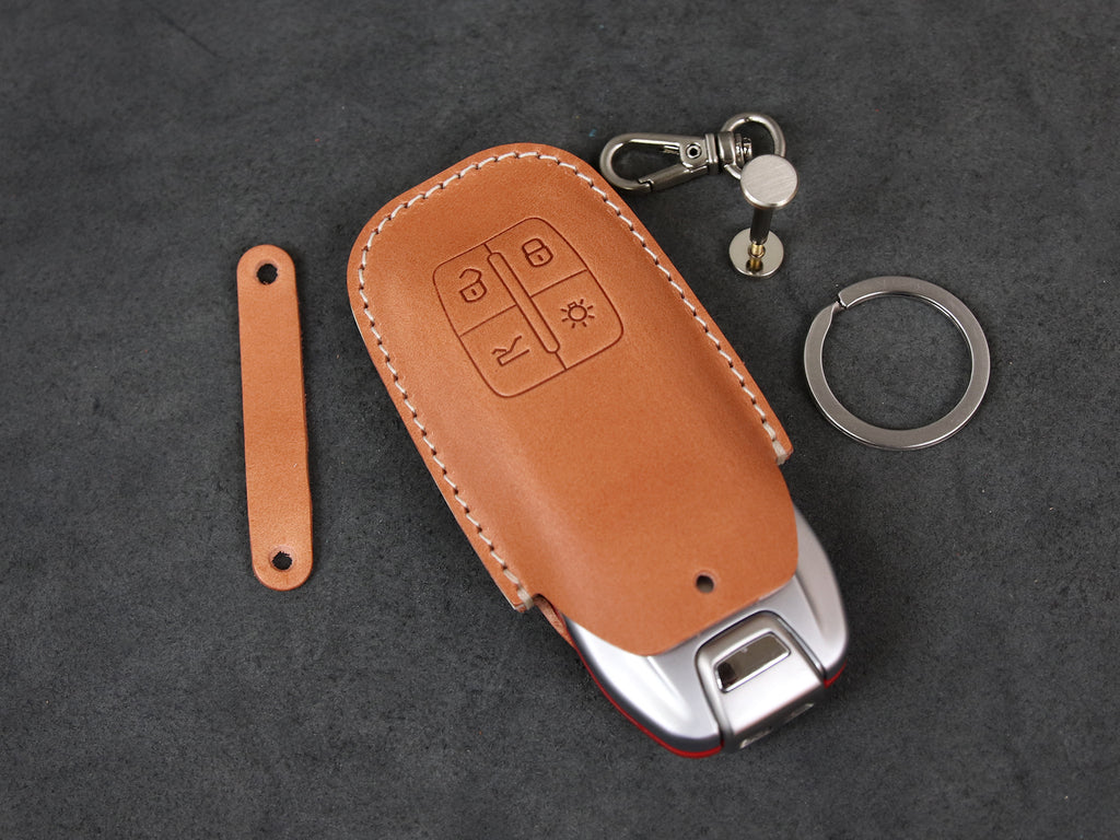 Ferrari Key Fob Cover Leather Case for 488, 812, F8, ST90, 488GTB