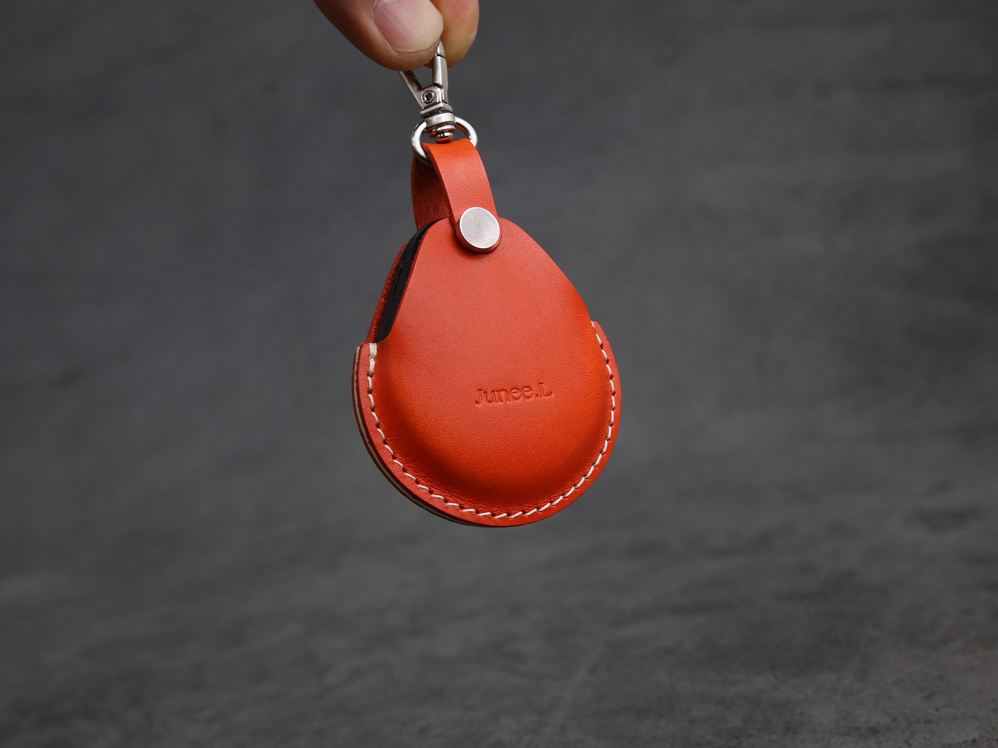 Black Leather Key Fob Protection Cover Case For Harley-Davidson Motorcycle Keys