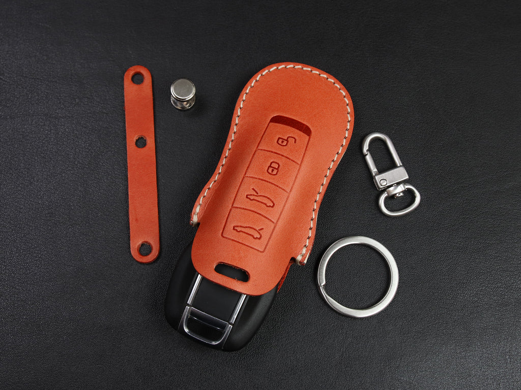 Leather Key Case : Suncoast Porsche Parts & Accessories