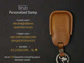 Infiniti [2-4] Leather Key Case - QX60 Q50 - Italian Veg-tanned Leather - 4 Buttons