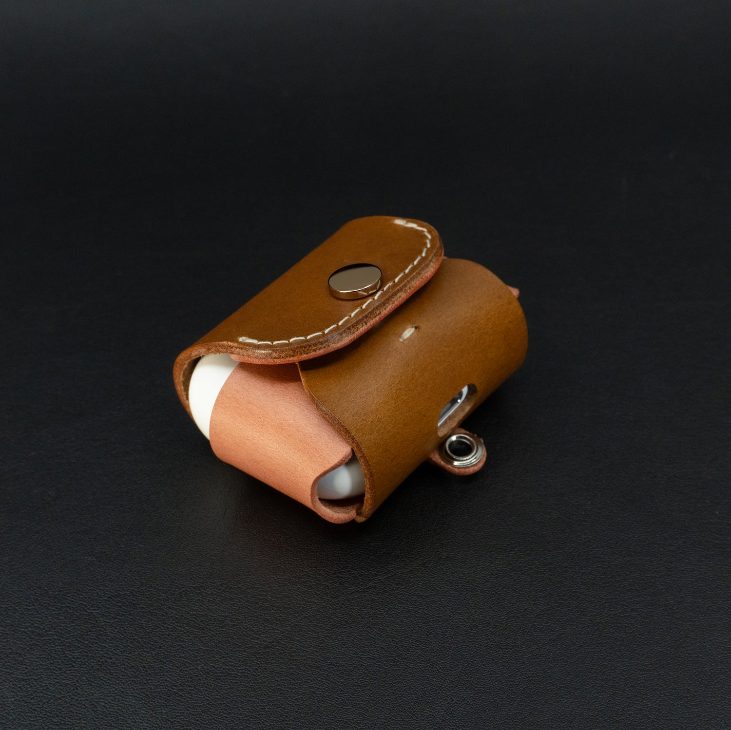 AirPods Pro 3 Custom Two-Tone Leather Case – Personalized, Choose Your Own Colors