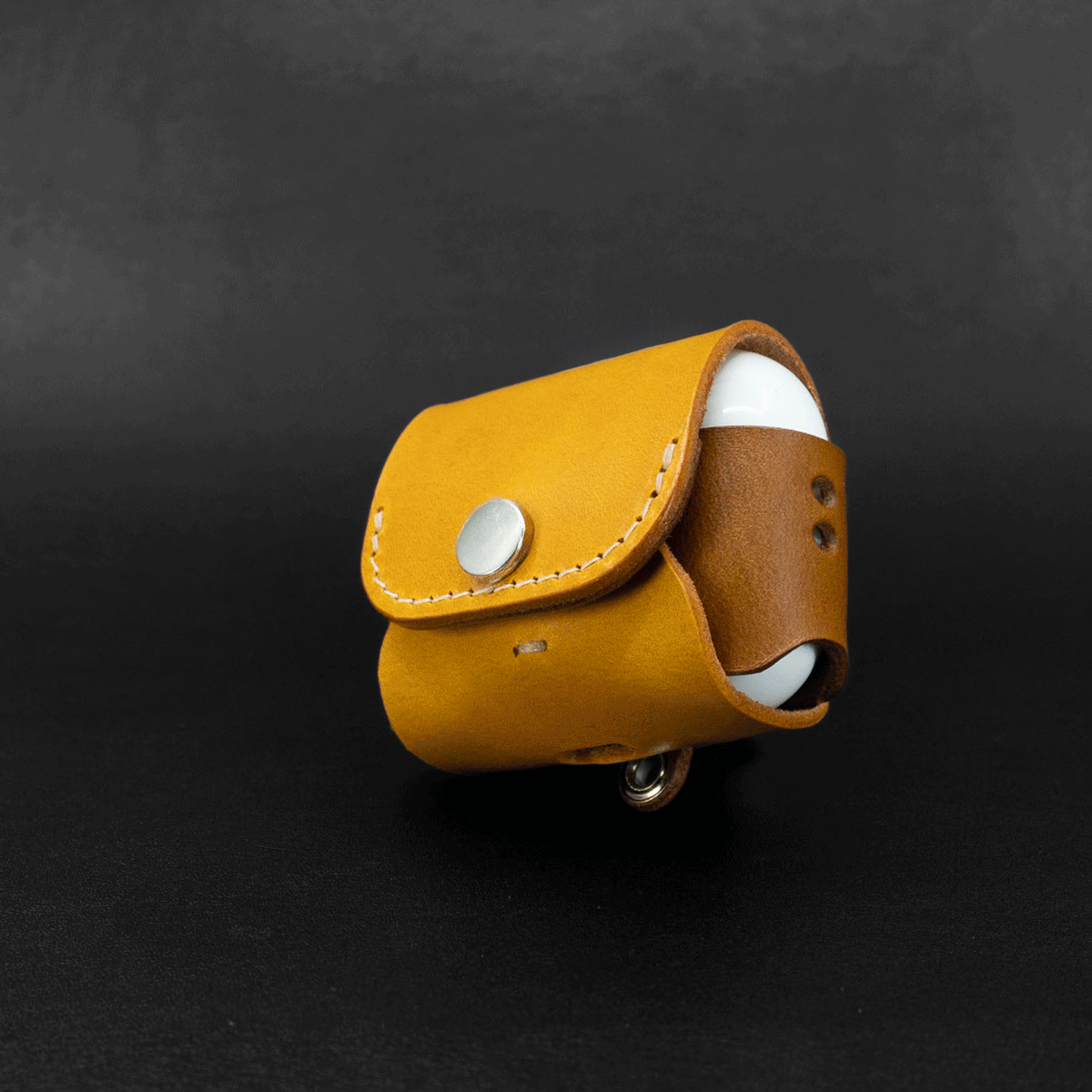 AirPods Pro 3 Custom Two-Tone Leather Case – Personalized, Choose Your Own Colors