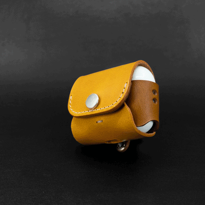 AirPods Pro 3 Custom Two-Tone Leather Case – Personalized, Choose Your Own Colors