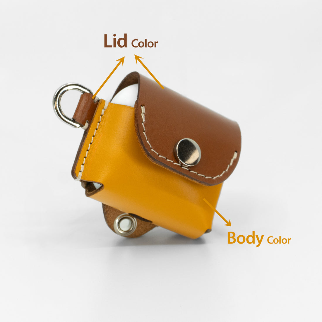 AirPods 4 Leather Case – Two-Tone Custom Edition | Gaeta Leather