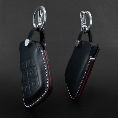 Chevy &amp; GMC Leather Key Fob Case for Silverado, Sierra &amp; Hummer EV