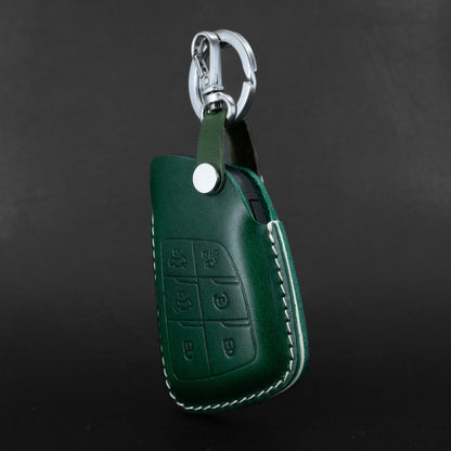 Chevy &amp; GMC Leather Key Fob Case for Silverado, Sierra &amp; Hummer EV