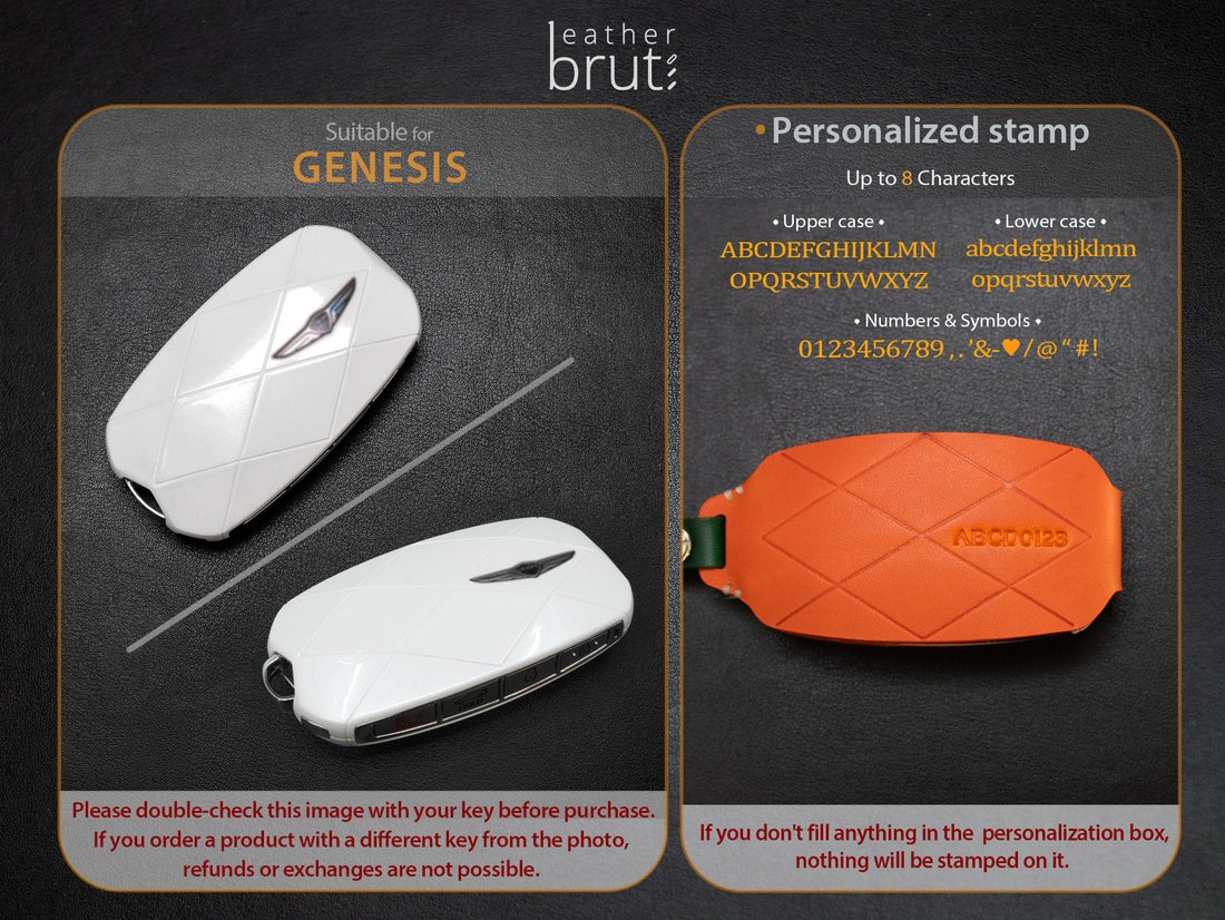 Genesis Series [3] Leather Key Fob Case - Handcrafted in USA