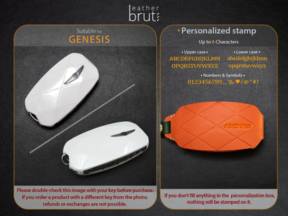 Genesis Series [3] Leather Key Fob Case - Handcrafted in USA