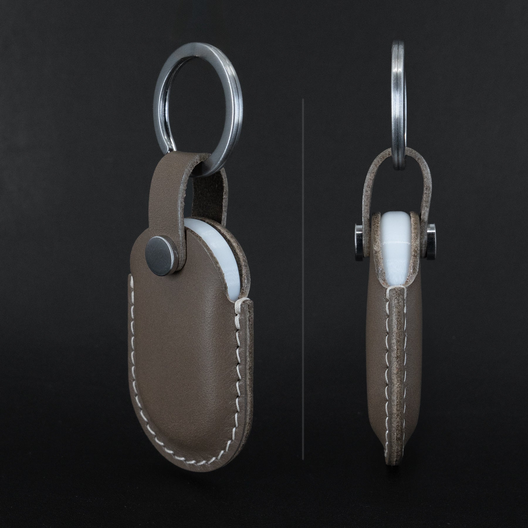 Leather Galaxy SmartTag 2 Key Cover – Protective Smart Tracker Case