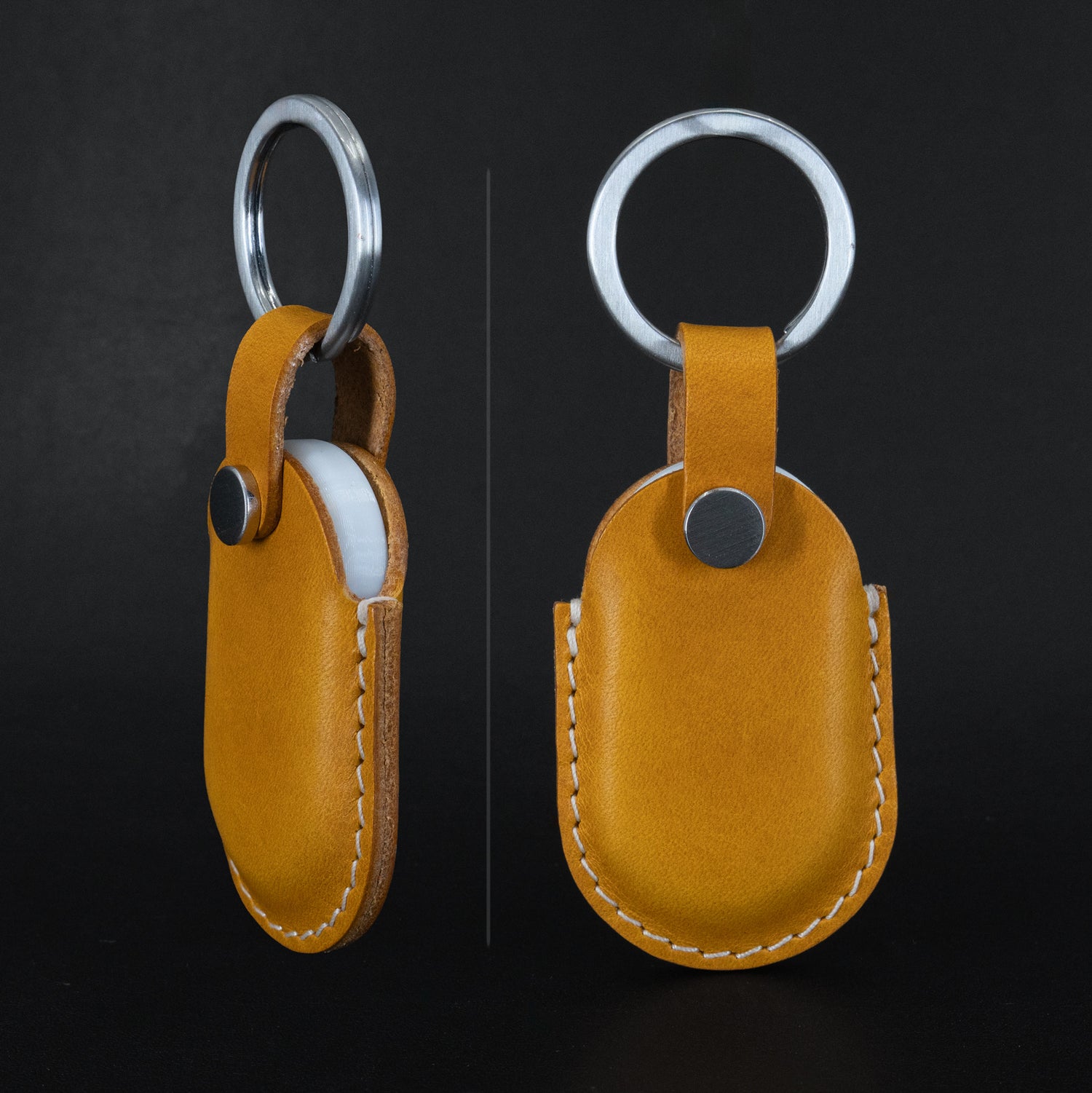 Leather Galaxy SmartTag 2 Key Cover – Protective Smart Tracker Case