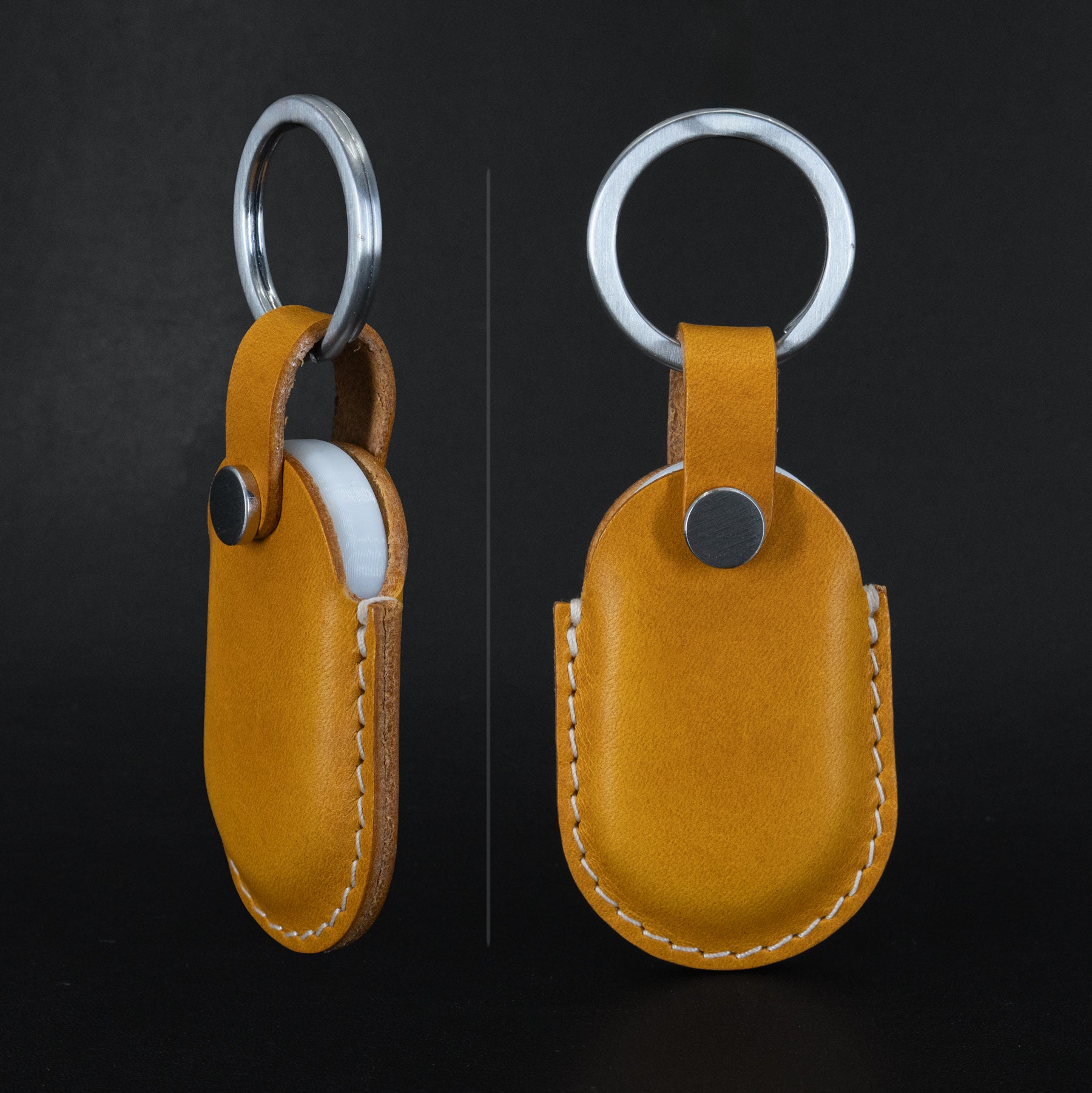 Leather Galaxy SmartTag 2 Key Cover – Protective Smart Tracker Case