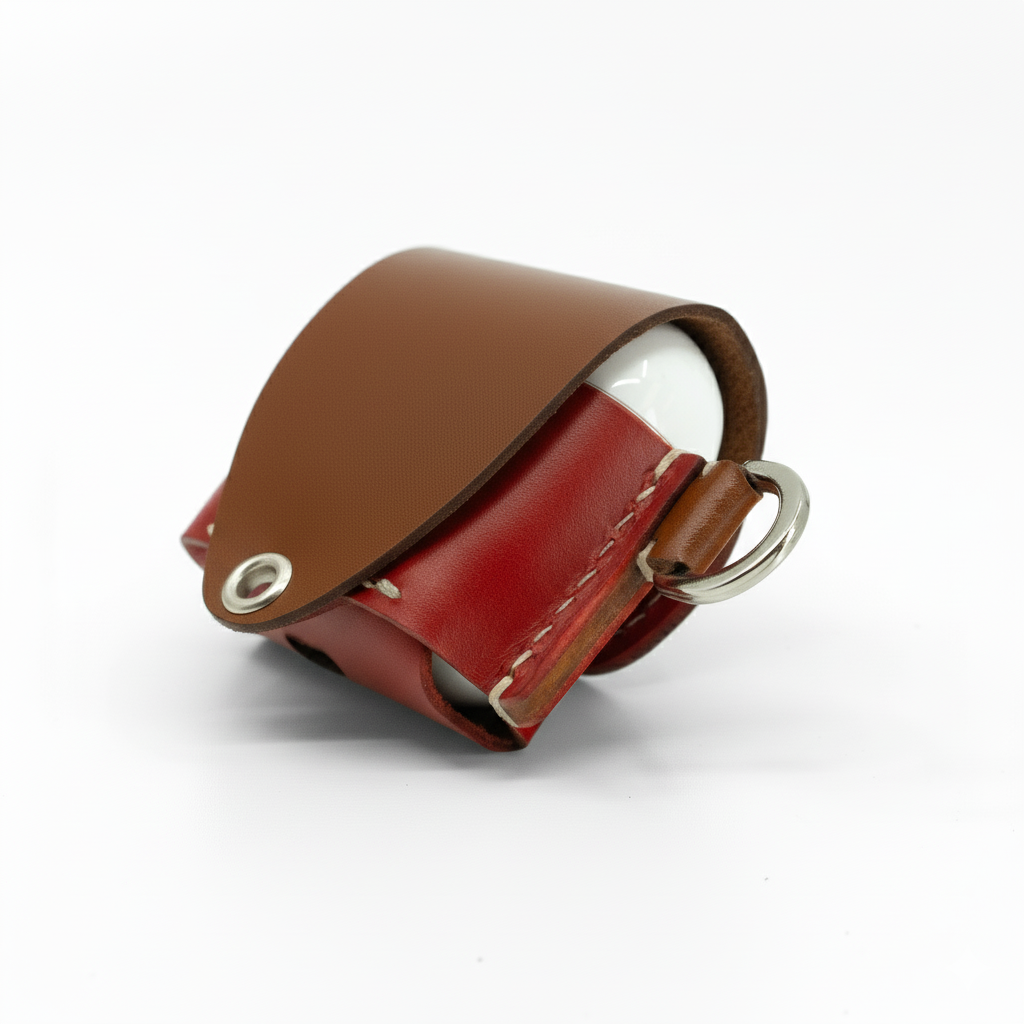 AirPods 4 Leather Case – Gaeta Leather with Optional Strap