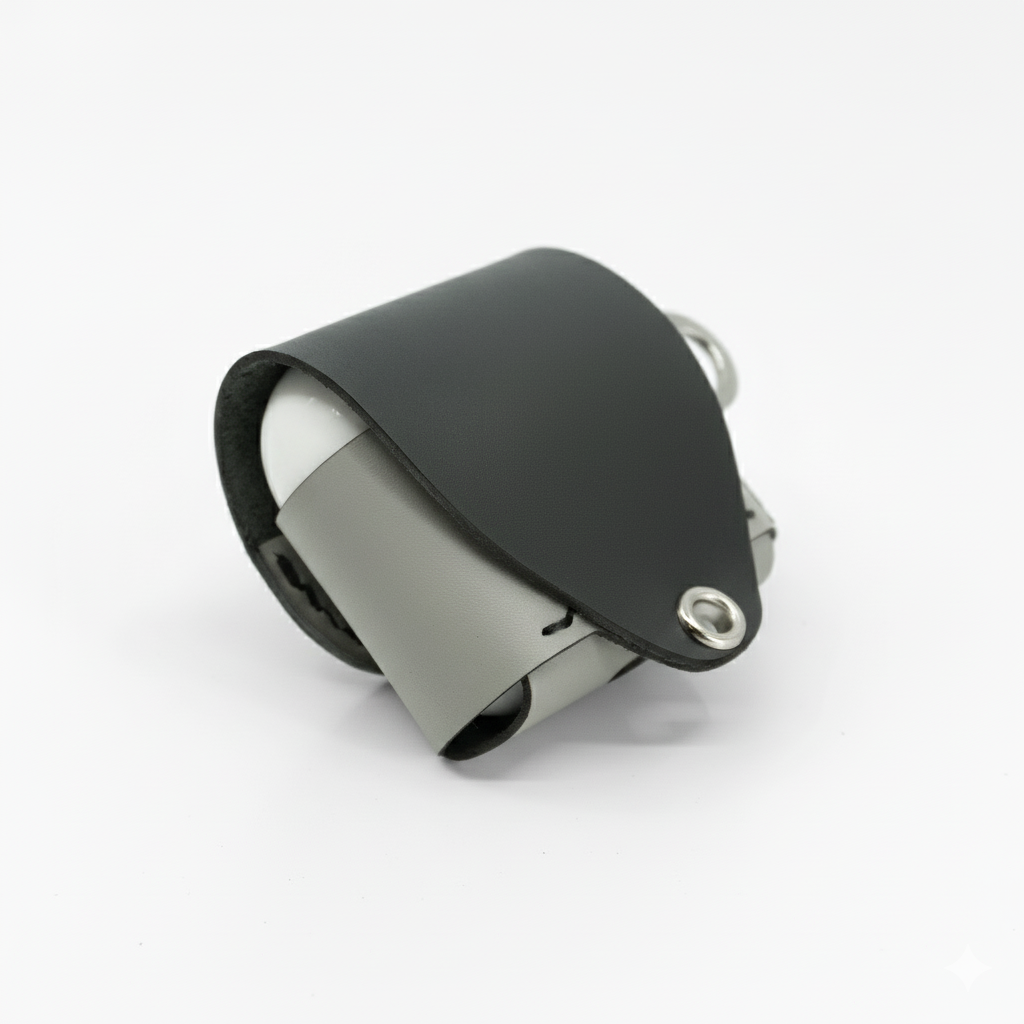 AirPods 4 Leather Case – Gaeta Leather with Optional Strap