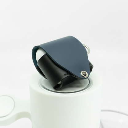 AirPods 4 Leather Case – Gaeta Leather with Optional Strap