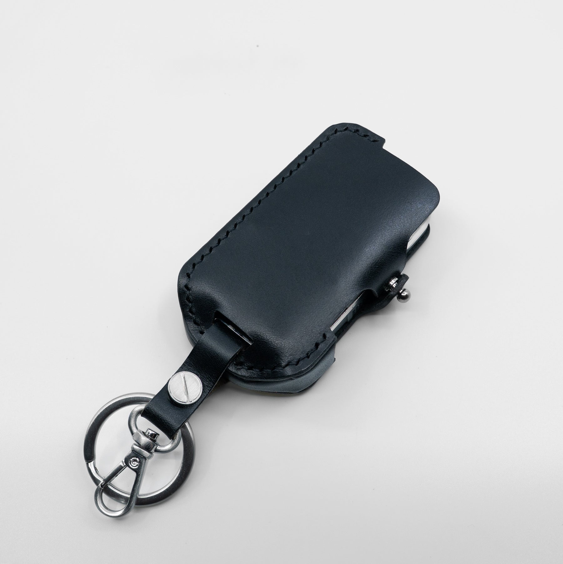 INEOS Grenadier Leather Key Case - Handmade Italian Leather - Black