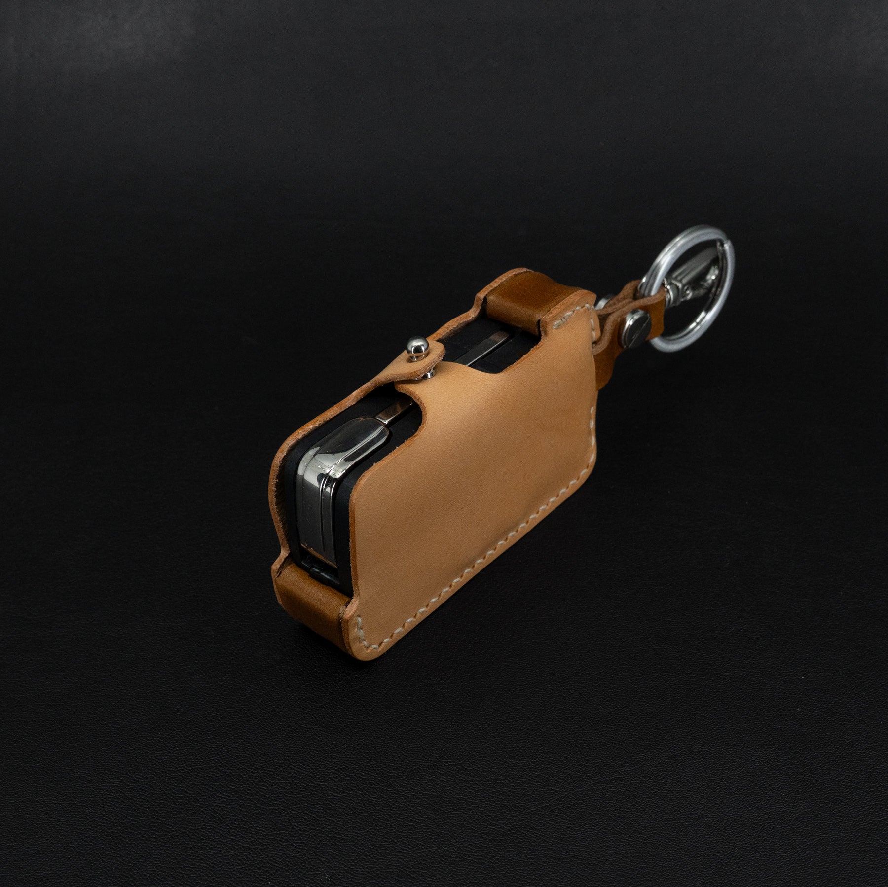 INEOS Grenadier Leather Key Case - Natural/Brown