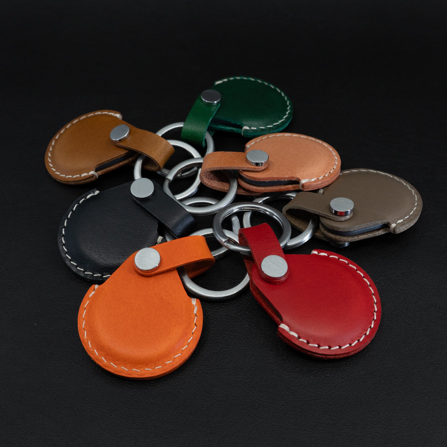 Universal leather cover for 13.56MHz RFID key fob