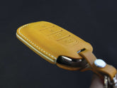 Hyundai [1-4] Key fob Cover - Kona Azera Grandeur IG- Italian Veg-Tanned Leather - 4 buttons