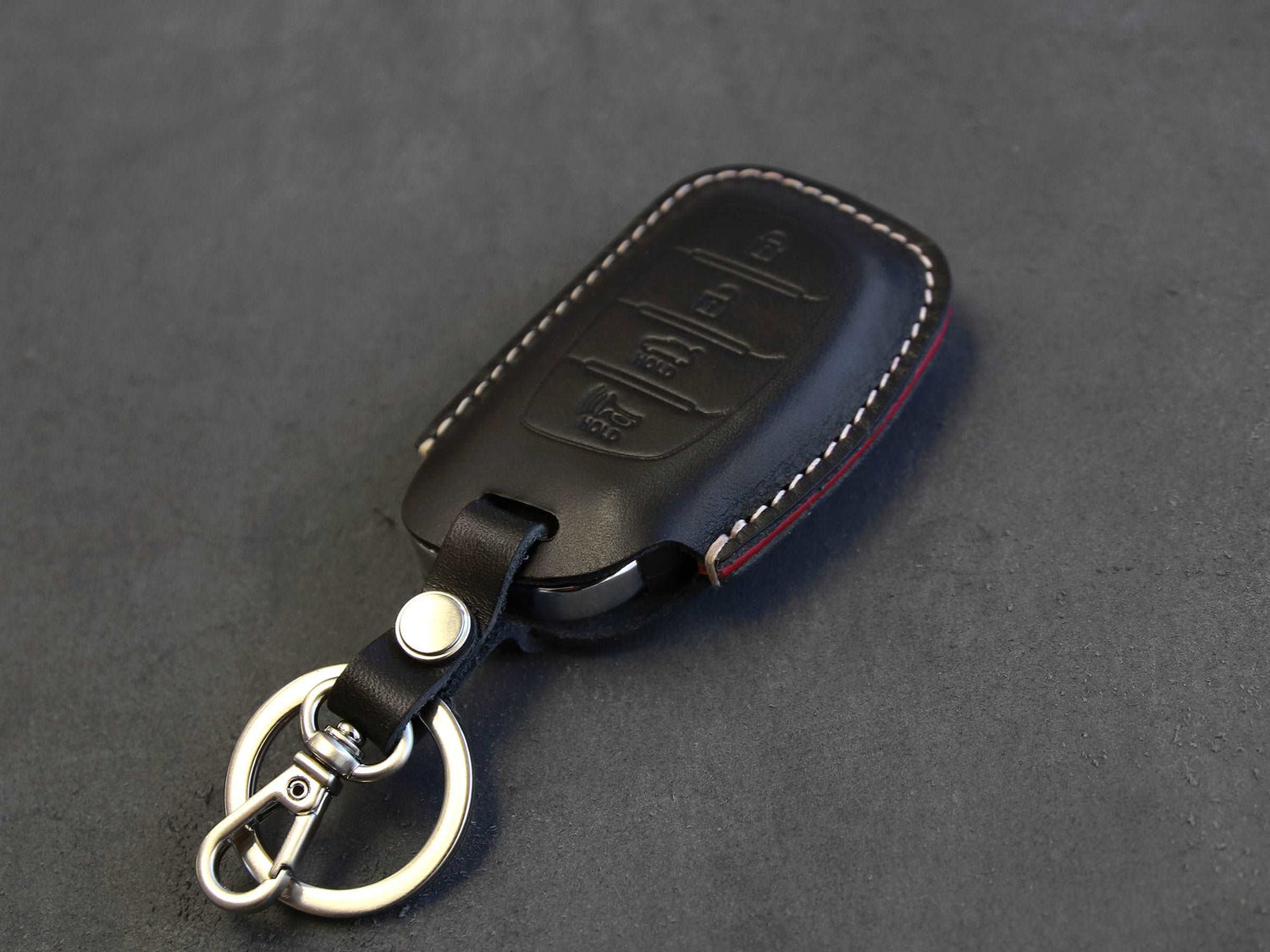 Hyundai [2-4] Key fob Leather Cover - Tucson Elantra Sonata Santa fe