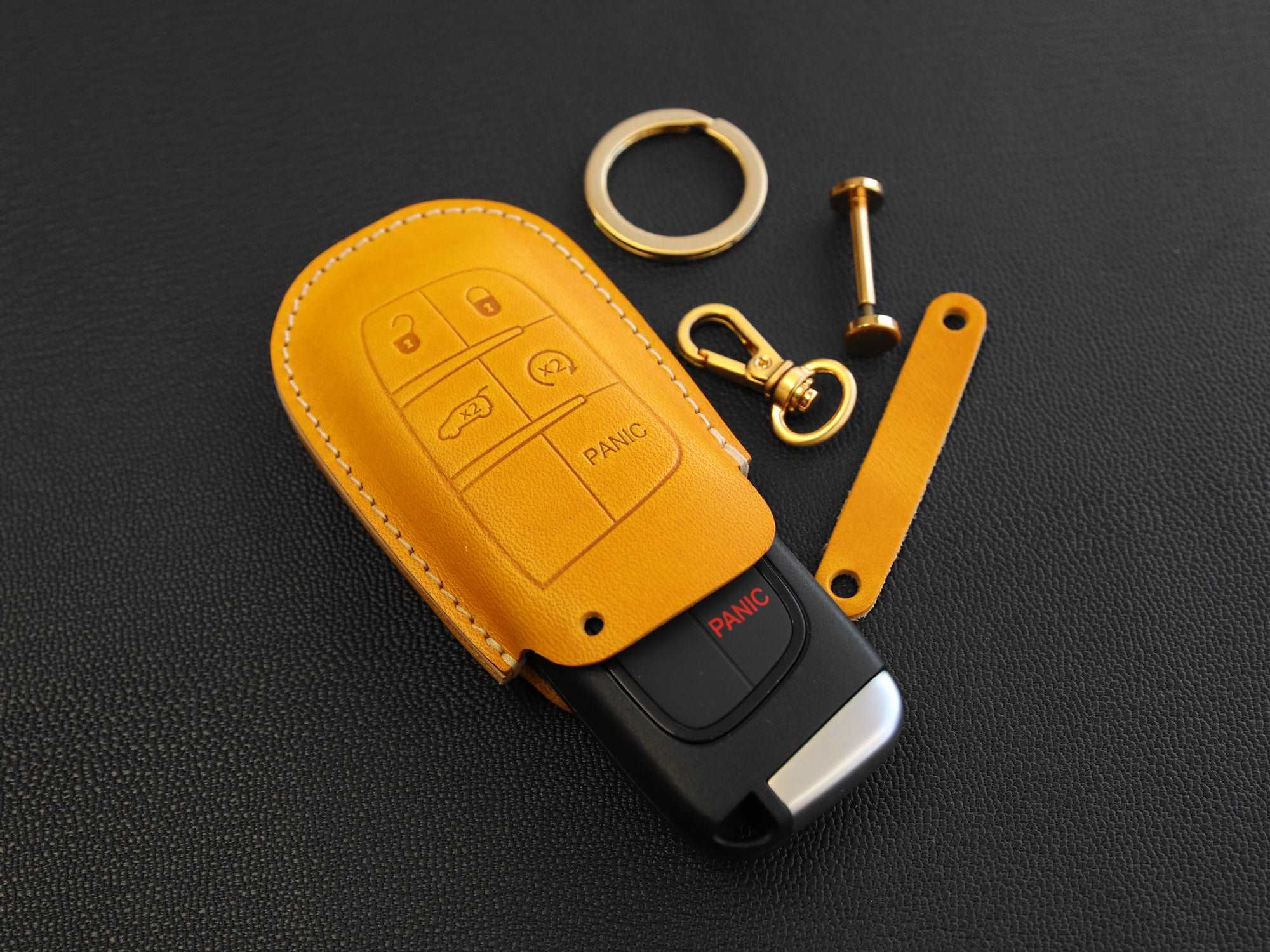 Chrysler [1] Key Fob Cover - Compass Dodge Journey Durango Charger Challenger Chrysler 300