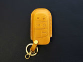 Jeep [01] Leather Key Cover- Grand Cherokee Renegade Compass - 5 Buttons